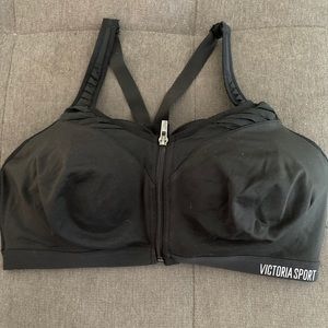 VS Knockout Front Close Sport Bra 40DD NWOT BLACK